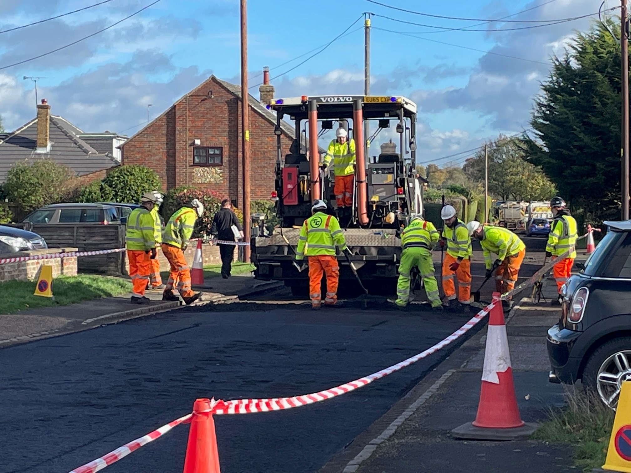 Roads made from recycled plastic trialled in Buckinghamshire